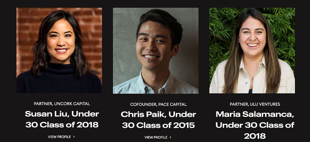 Forbes "30 Under 30"