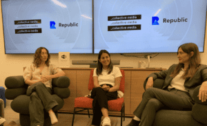 Maria Salamanca spoke on a panel hosted by Collective Media during New York Tech Week.